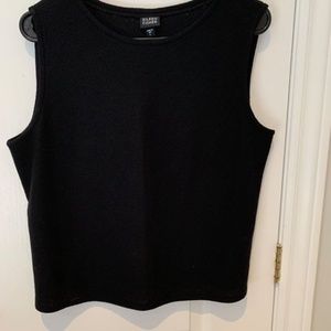 Eileen Fisher Black Wool Sleveless Top